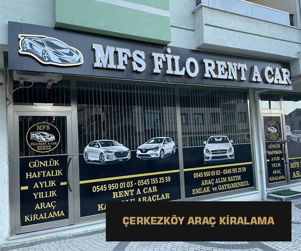 Çerkezköy Araç Kiralama Çerkezköy Araç Kiralama